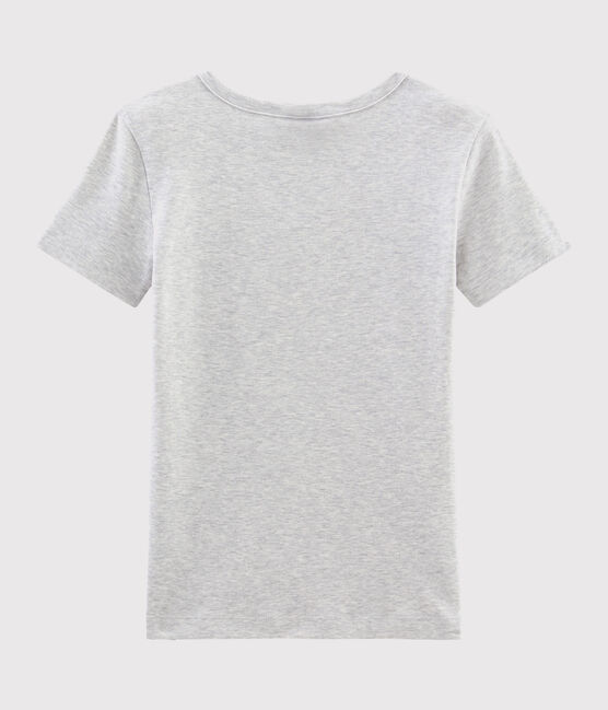 Women's Iconic Round Neck T-Shirt BELUGA CHINE grey