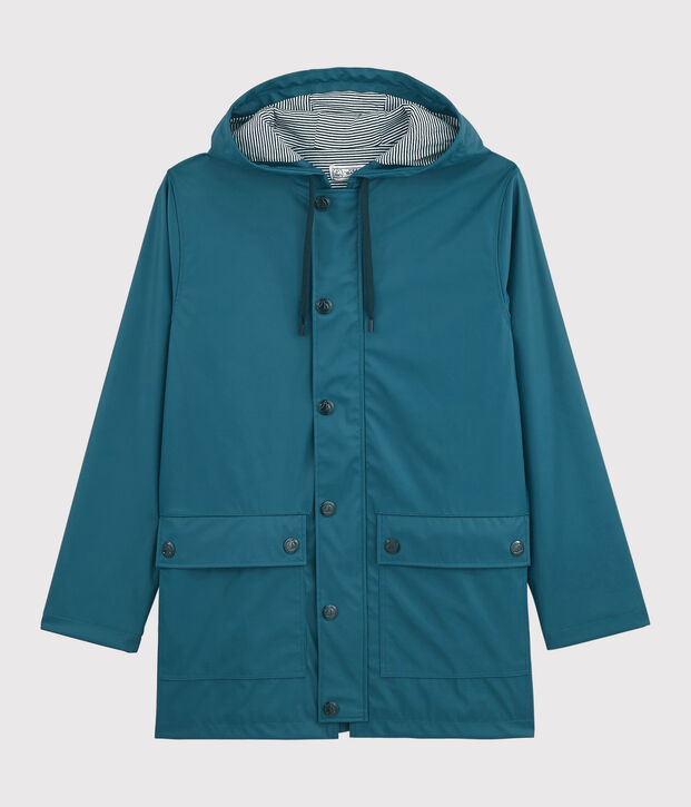 Women's/Men's waxed jacket blue