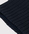 Children's fleece-lined knitted snood SMOKING blue