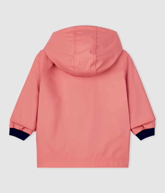 BABIES' ICONIC RECYCLED RAINCOAT PAPAYE pink