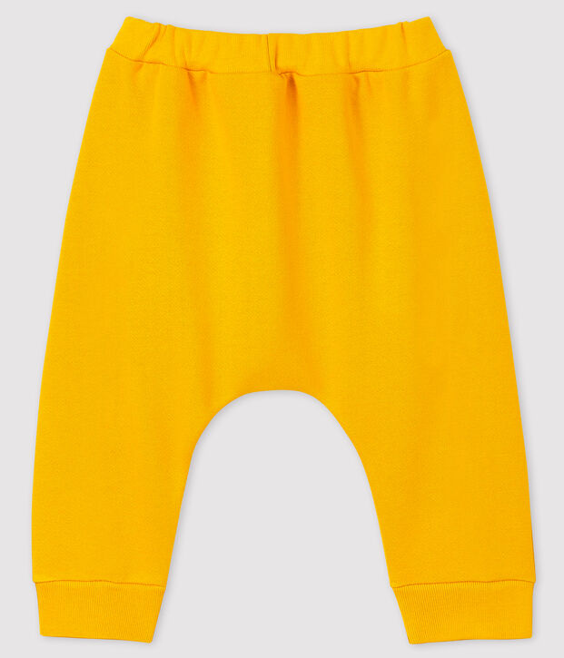 Baby girl/boy's fleece trousers yellow