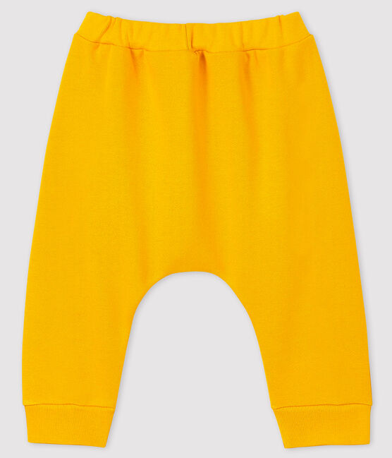 Baby girl/boy's fleece trousers BOUDOR yellow