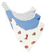 Baby Boys' Rib Knit Bibs - 3-Piece Set