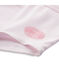 Boxer fille rayé milleraies VIENNE pink/ECUME white