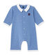 Baby boy milleraies-striped all-in-one