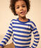 Boys' long-sleeved cotton T-shirt NEWBLEU /MASTOC