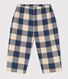 Babies' Checked Flannel Trousers
