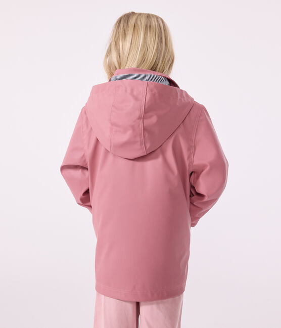 Children's unisex iconic recycled raincoat ROSEWOOD pink