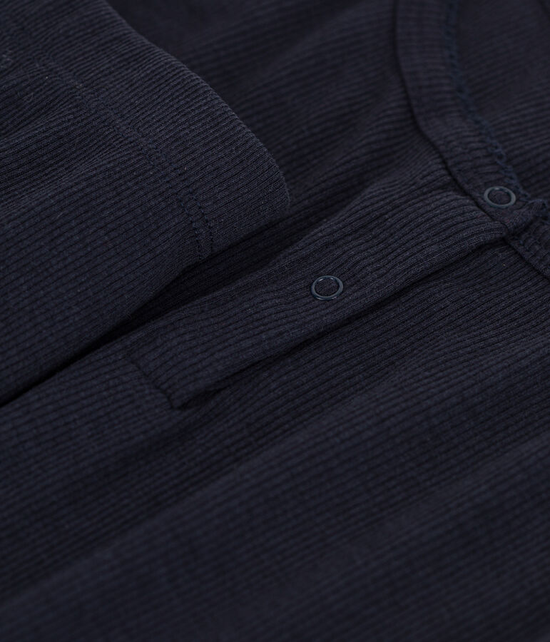 Women's Plain Cotton and Lyocell Short Pyjamas with Straps blue