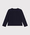 Girls' fleece cardigan SMOKING blue