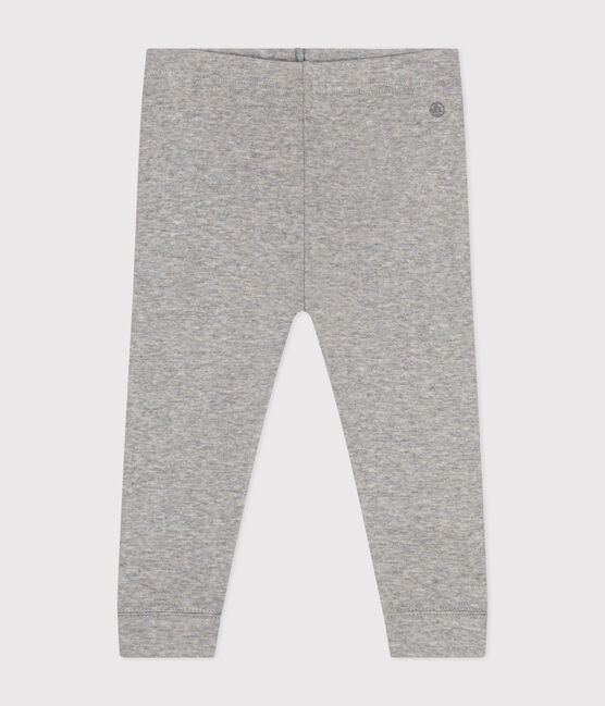 Babies' Cotton Leggings CHATON CHINE grey