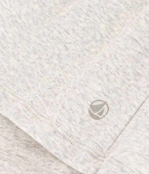 Women's Iconic Plain Cotton V-neck T-Shirt grey