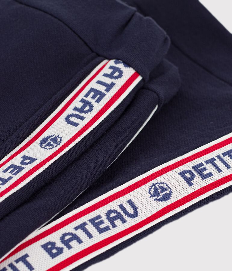 Children's cotton jogging bottoms SMOKING blue