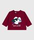 Babies' long-sleeved T-shirt with a cat design