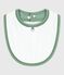 Newborn babies' printed cotton bib SAULE /MULTICO
