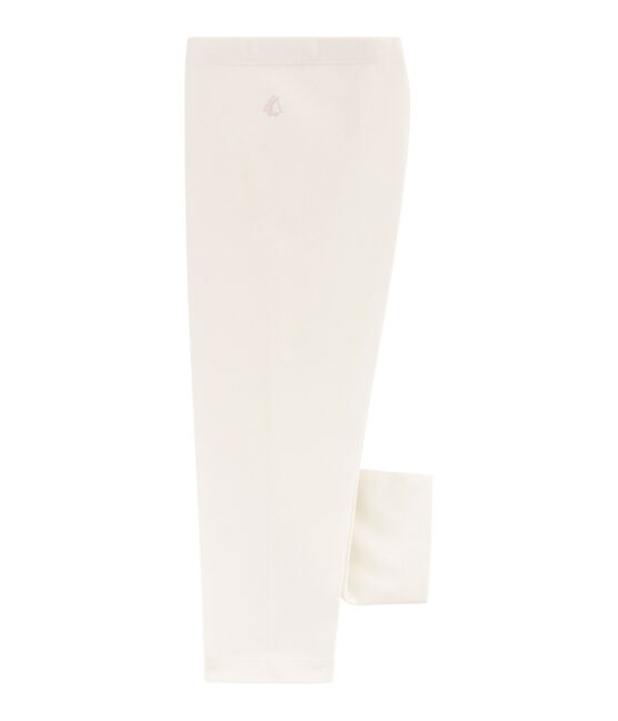Girls' Cropped Leggings MARSHMALLOW white