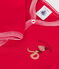 Babies' footless cotton pyjamas CORRIDA red