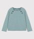 Women's Buttoned Breton Cotton Top