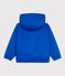 Children's jacket in plain PU PERSE blue