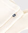 Babies' trousers in a wool and cotton knit MARSHMALLOW white