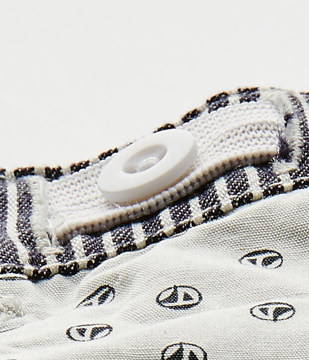 Baby boys' striped trousers blue/white