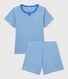 Boys' Stripy Cotton Short Pyjamas
