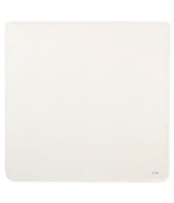 Unisex baby blanket MARSHMALLOW white