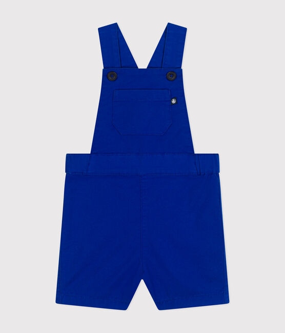 Babies' Serge Dungaree Shorts SURF blue