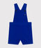 Babies' Serge Dungaree Shorts SURF blue