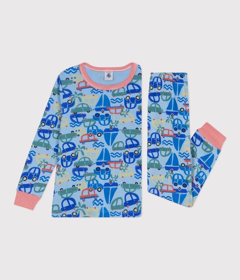 Children's car print cotton pyjamas FLO /MULTICO