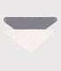 Babies' cotton bandana bibs - 2-Pack