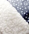 Baby boy's waterproof chapka SMOKING blue/MARSHMALLOW white