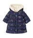 Baby girl's print padded jacket