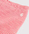 Baby girl's pinstriped leggings POPPY pink/MARSHMALLOW white