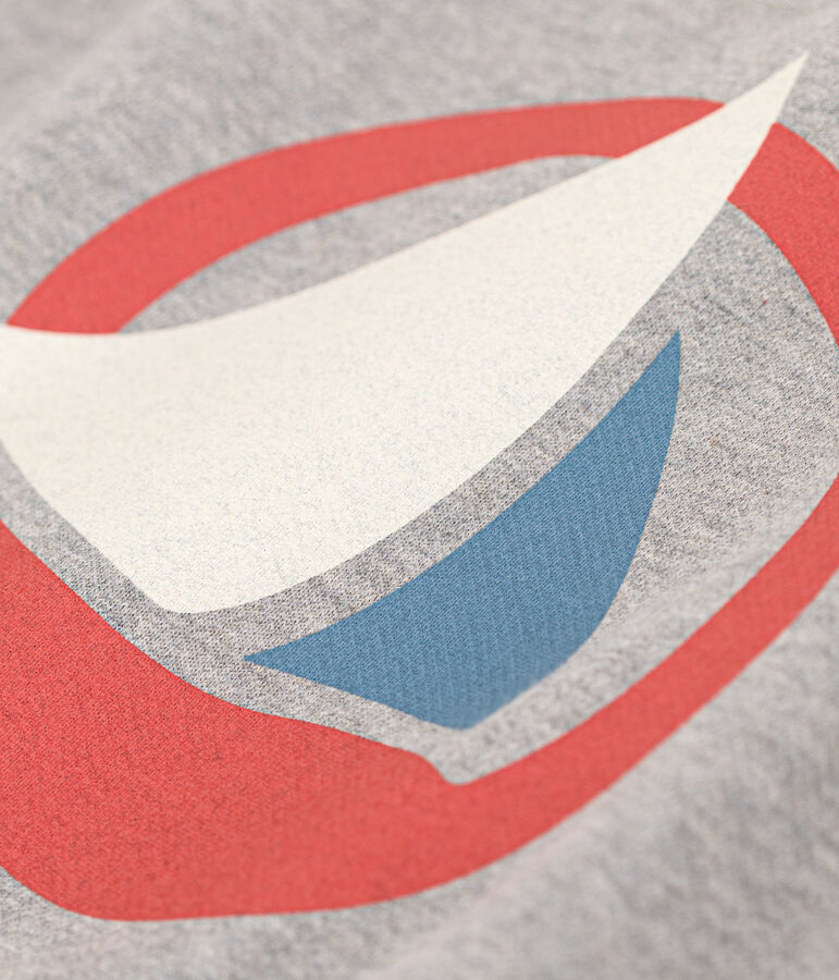 Boys' fleece sweatshirt grey