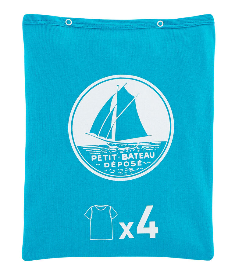 Surprise pack of 4 short-sleeved T-shirts for boys multicolor