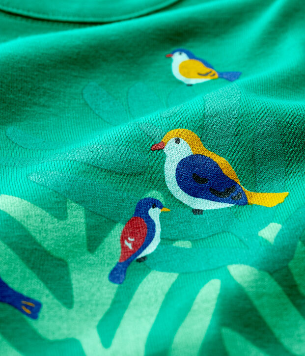 Baby Boys' Short-Sleeved Cotton T-Shirt green