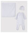 Babies' Marled Grey Organic Cotton Newborn Gift Set variante 1