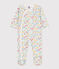 Floral Cotton Sleepsuit MARSHMALLOW white/MULTICO white