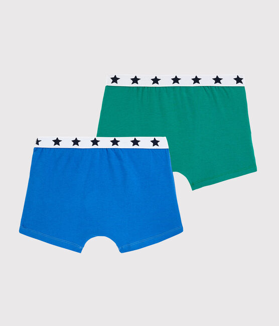 Boys' Organic Cotton and Elastane Boxer Shorts - 2-Pack variante 1