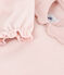 Babies' Plain Pink Velour Pyjamas SALINE pink