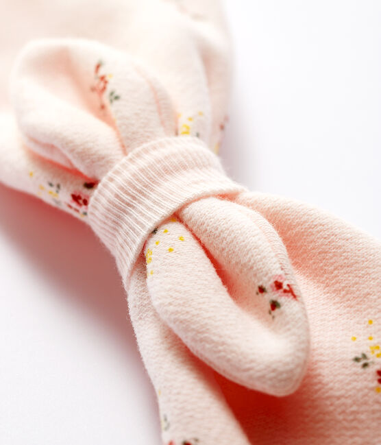 Baby Girls' Floral Fleece Headband FLEUR pink/MULTICO white