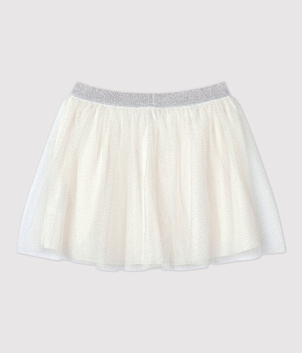 Girls' Tulle Skirt white/grey
