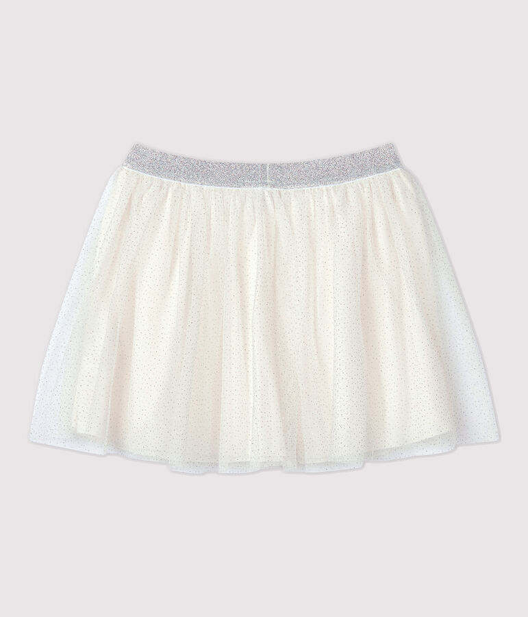 Girls' Tulle Skirt white/grey
