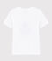 Boys' silkscreen print T-shirt ECUME white