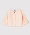 Babies' Organic Cotton Knitted Cardigan FLEUR pink