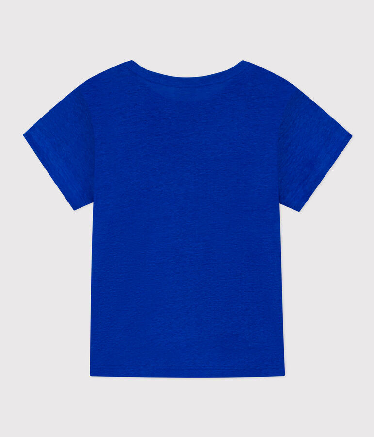 Women's Iconic Linen T-Shirt blue