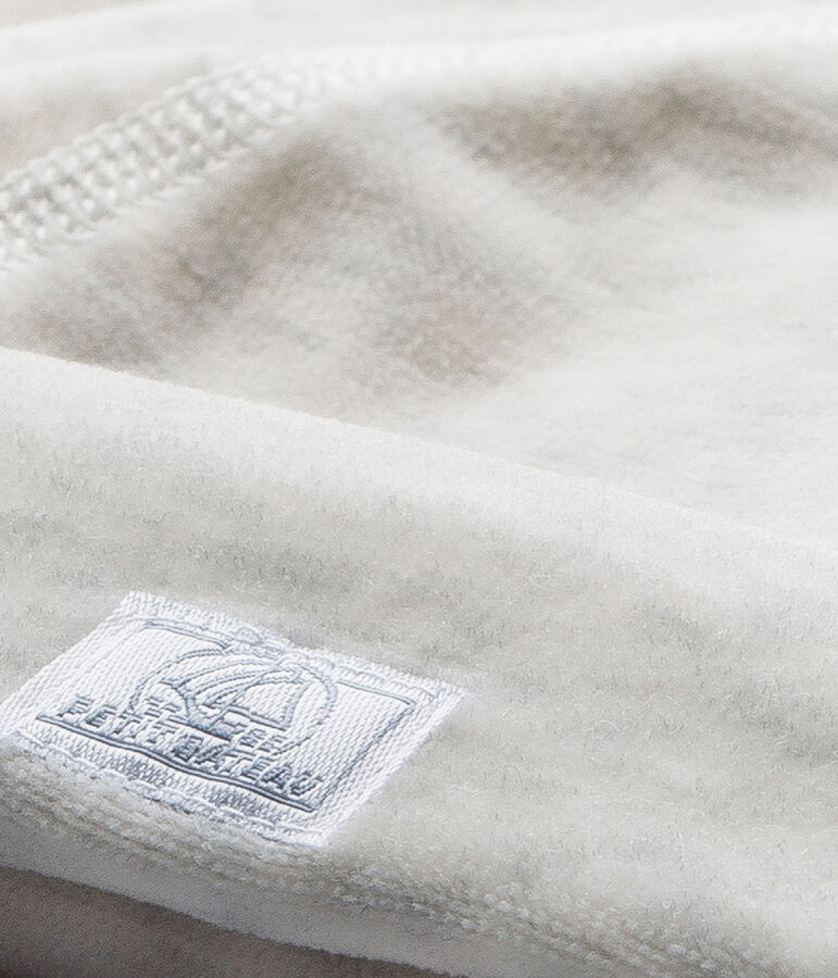 Velour newborn hat beige