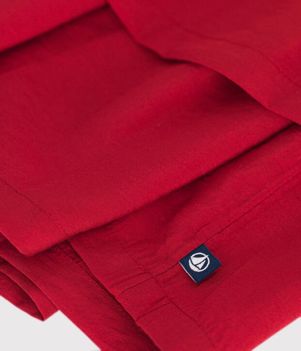 Babies' short-sleeved dress red