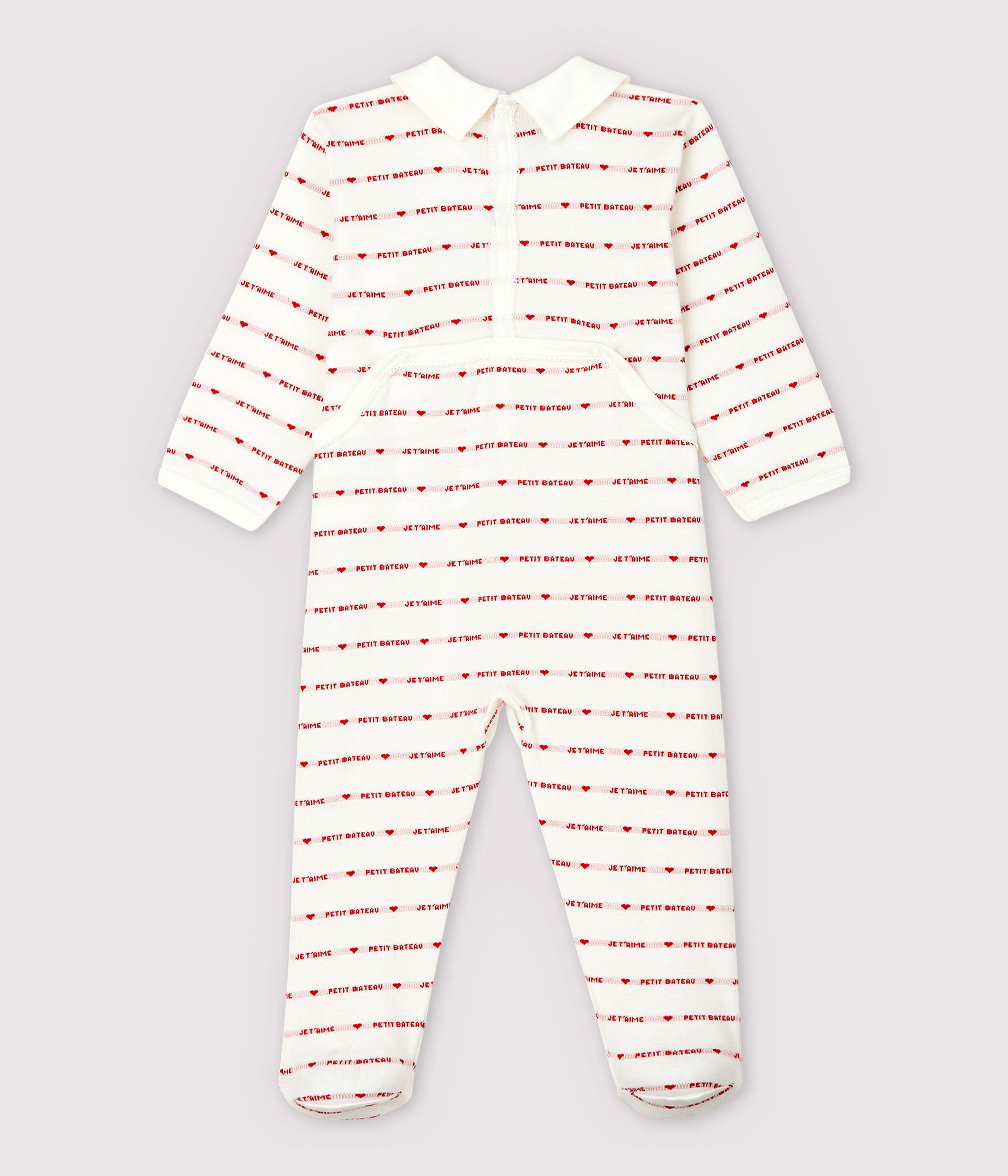 Petit Bateau Baby Girls' Sleepsuit with 